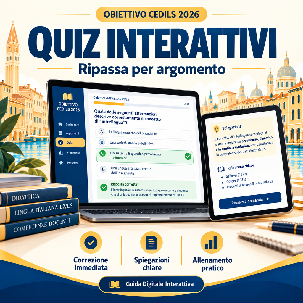 OBIETTIVO CEDILS 2026 – Guida Digitale Interattiva Premium