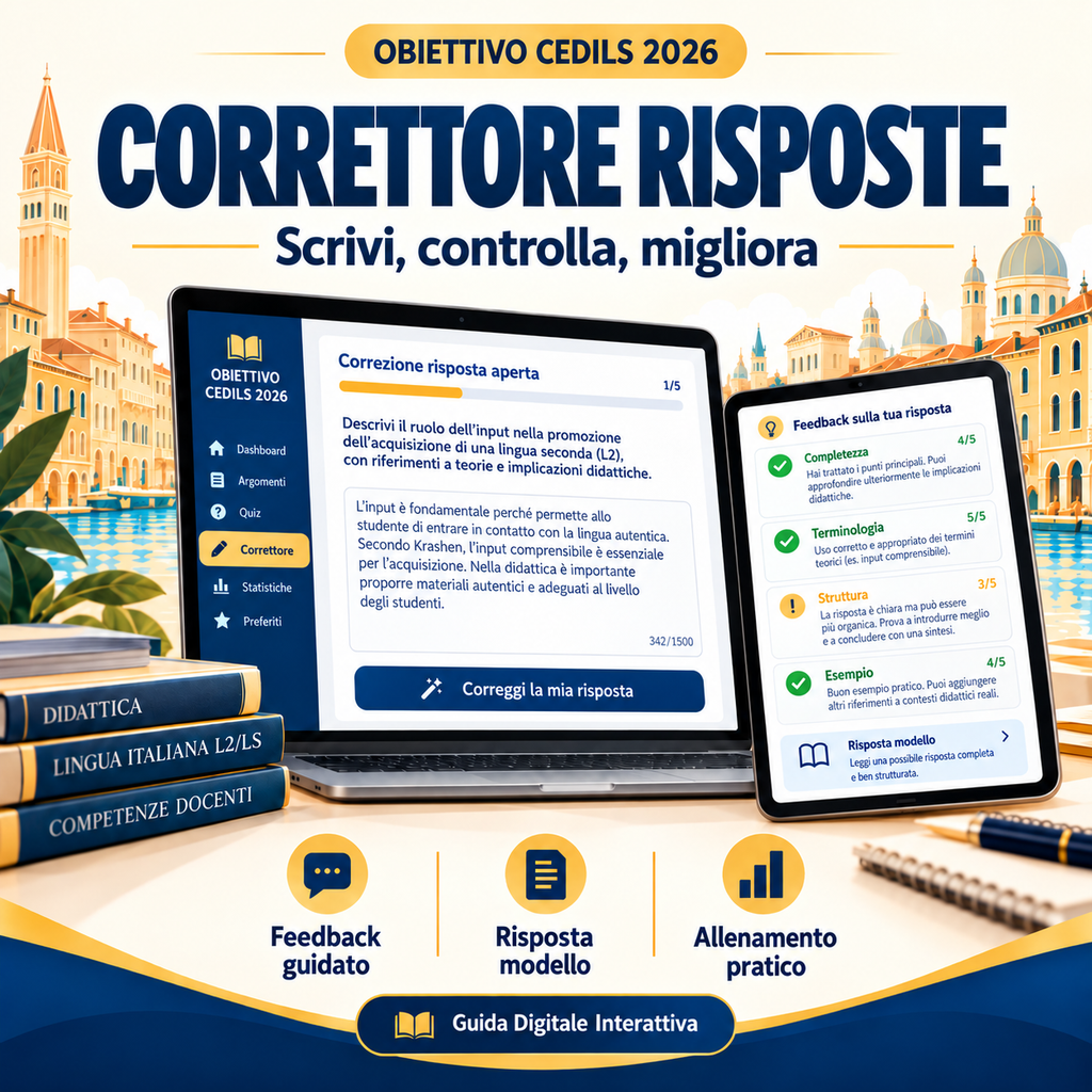 OBIETTIVO CEDILS 2026 – Guida Digitale Interattiva Premium