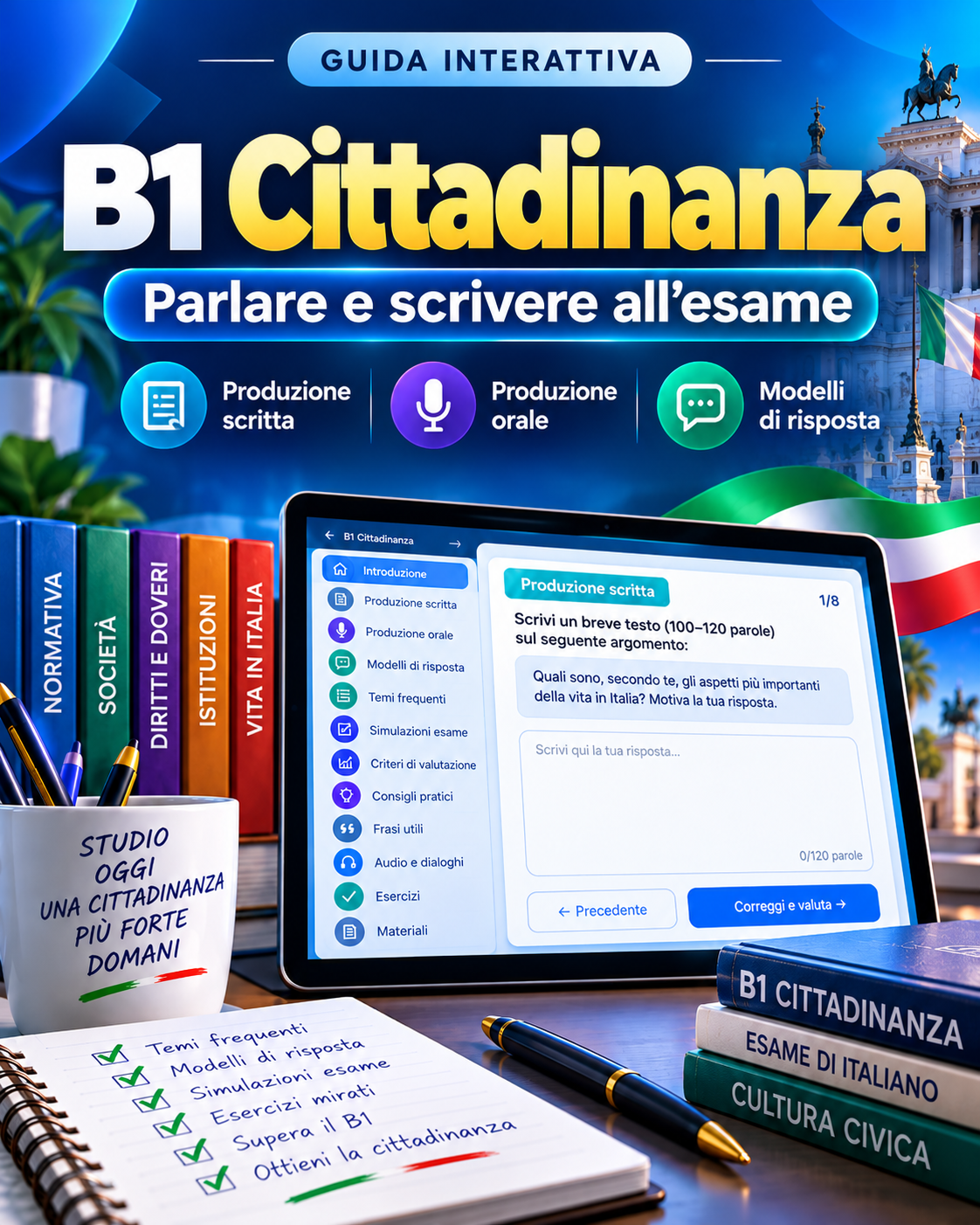 B1 Cittadinanza - Parlare e scrivere all'esame
